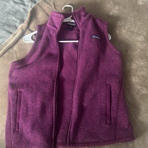 Patagonia purple vest
